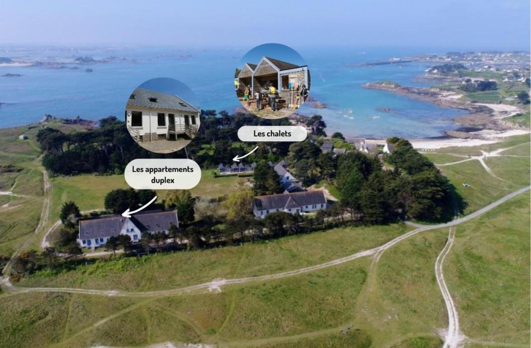 Jardin Colonial - Reves De Mer Ile de Batz Eksteriør billede